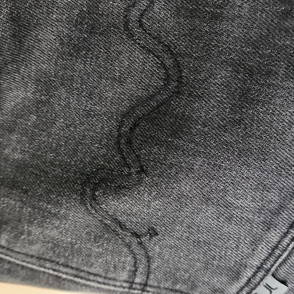 WESC Eve Jeans tarnished black stretch size 27 - Picture 4 of 6